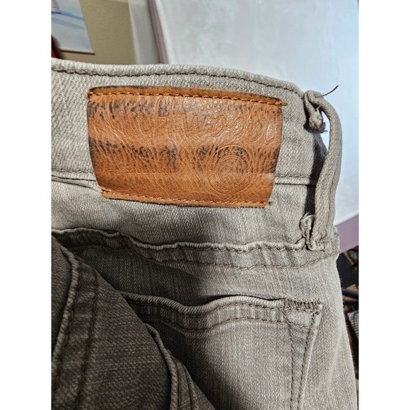 Driftwood Jackie‎ Gray Aztec Tribal Embroidered skinny jeans. Sz26. Unique. Fun - Picture 7 of 10